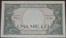 1941 Romania 1000 Lei Note P#52 0395