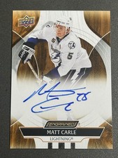 2025 Engrained Icons Hockey MATT CARLE Auto- Tampa Bay Lightning