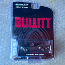 Greenlight Hollywood Bullitt 1968 Ford Mustang GT 1:64 Metal Black Unopened NEW