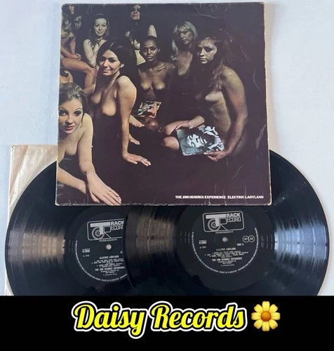 Jimi Hendrix - Electric Ladyland 1st UK Press w/*Blue “Ghost” Text* -1/-1/-1/-1