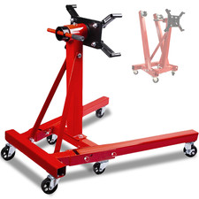 2000lbs Engine Stand Folding Motor Hoist Dolly Mover Auto Repair Jack