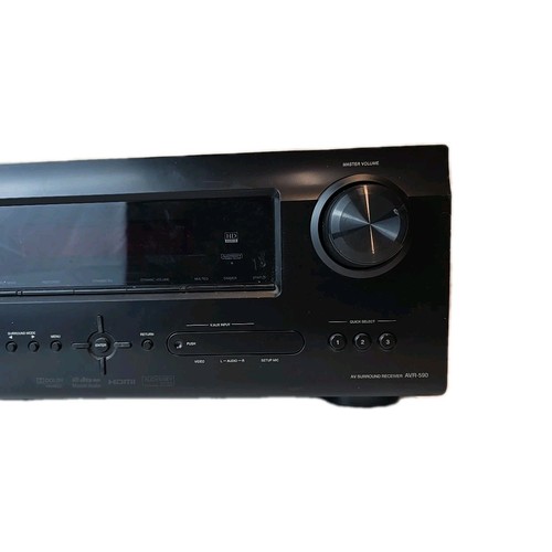 Denon AVR-590 5.1 HDMI Home Theater 75W Surround Sound Receiver Tested/Working - Picture 2 of 16