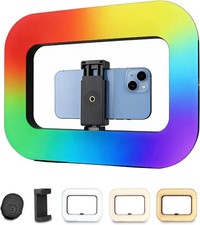 RGB Phone Ring Light Video Rig 8000mAh LED Selfie Light for TikTok YouTube