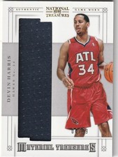 2012-13 Panini National Treasures Materials Patch #46 Devin Harris/99