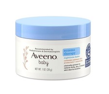 Aveeno Baby Eczema Therapy Nighttime Balm with Colloidal Oatmeal 1 oz Jar