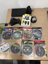 PlayStation 2 PS2 Slim Console System Bundle And Games TESTED