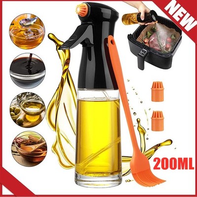 200ml Ölsprüher Ölspender Essig Öl Sprühflasche Sprayer Heißluftfritteuse Grill