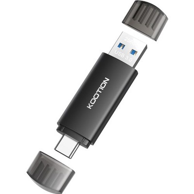 USB Stick, 256GB, USB C, OTG, USB 3.0, Flash Laufwerk, 2-in-1, Staubabweisend...