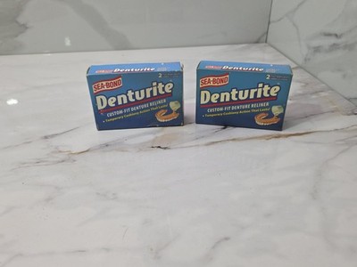 X2 Sea Bond Quick Fix Broken Dentures Emergency Repair Kit Broken Loose Teeth