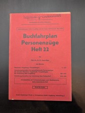 Buch Buchfahrplan Heft 22 Deutsche Bundesbahn 1973 BD München 