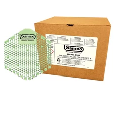 Sanico Cucumber Melon 30-Day Air Freshener Urinal Deodorizer Enzyme Screen 10/bx