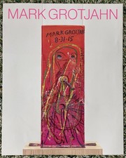 Affiche d'exposition d'art Mark Grotjahn Masks Larry Gagosian Gallery Londres Angleterre