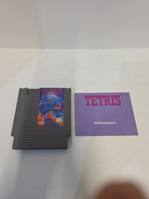Tetris: Nintendo Entertainment System Nes Cartridge And Manual Tested Working 