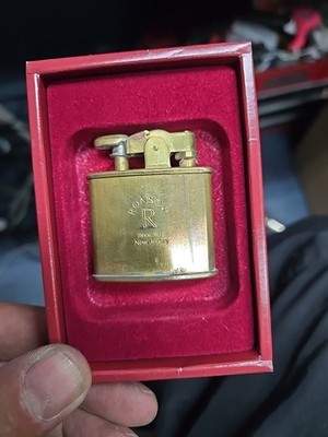 Ronson Standard oil lighter SATIN GOLD, incredible U.S. model 1943, 