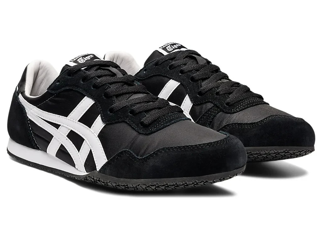 Asics Onitsuka Tiger SERRANO 1183B400 BLACK/WHITE Men's Women's