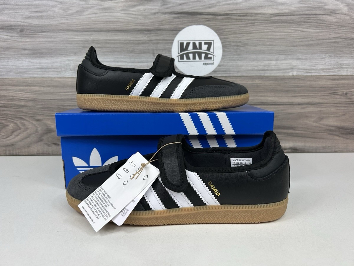 Adidas SAMBA JANE Black White Gum (JQ6445) Women's Casual Shoes
