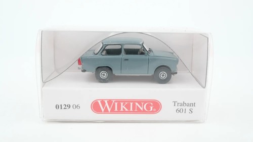 *Wiking H0 1/87 012906 Trabant 601 S - azul alpino - NUEVO | Condition: Gebraucht