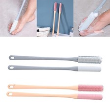 2x Toe Cleaning Brush Silicone Foot Brush Lotion Feet Cleaner Scrub Skin
