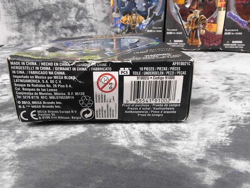 World of Warcraft Mega Bloks 91001-91004 Ragerock Ironoak Valoren Colton WOW NEW - Image 3 of 4