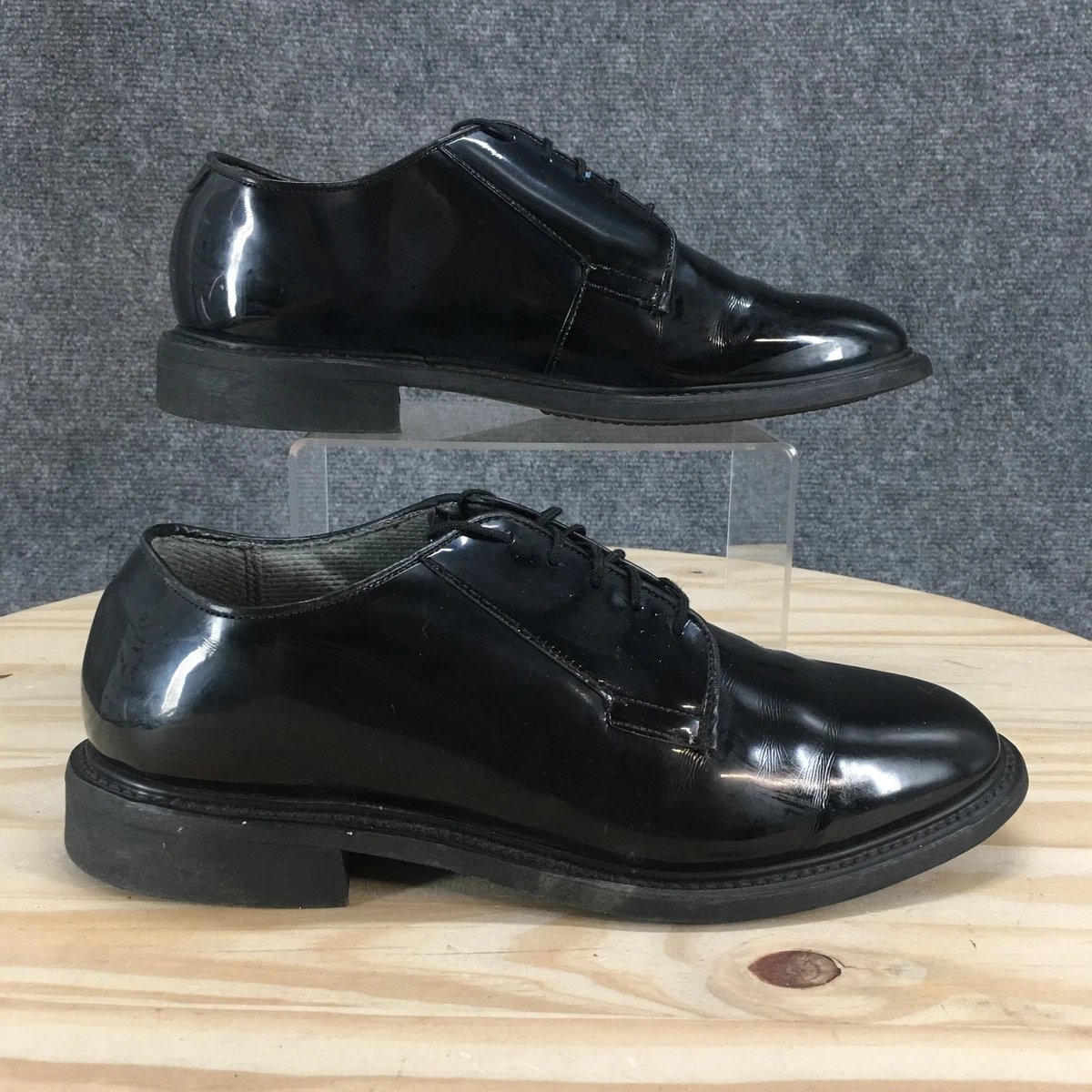 Bates Derby Shoes Mens Size 12 E Black Leather Slip Resistant Dress Loafers Bates Solid Leather Upper Dress Shoes for Men for sale | eBay main image 4