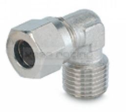 L-Anschlußstück 1/8'', Ø 6/4mm für Bremsleitung, L-Verbinder für Stahlflexleitung