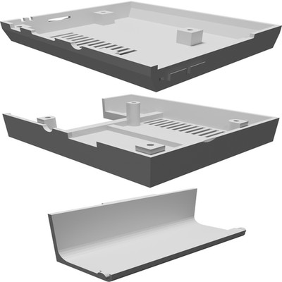 Hülle für Raspberry Pi 3 Design BabyNES 3D gedruckt mit MicroSD Zugang