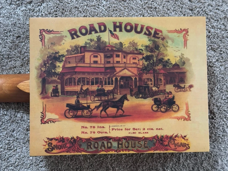 Eddy Finn CG-BX-1 Road House Cigar Box Ukulele with Gigbag - Image 4 of 4