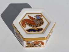 1988 Royal Crown Derby A1299 Box - Rooster/Pheasant, Tree of Life Imari Colours