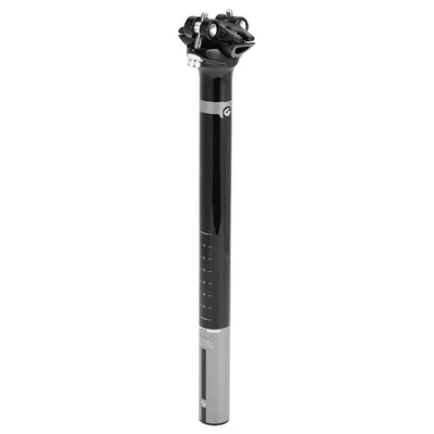Tige Selle Vélo Durable Tige Selle Vélo Tube Selle Gris 27.2X300Mm Fibre Carbone - Photo 1/4
