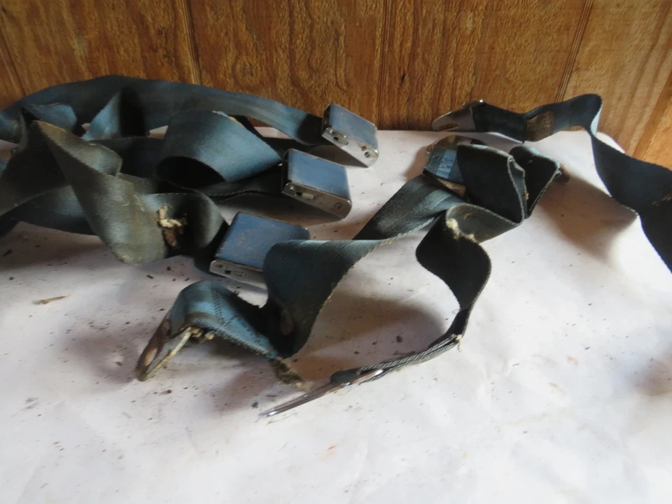 1968 AMC AMERICAN RAMBLER ROGUE RAMBLER SCRAMBLER S/C CINTOS DE SEGURANÇA TRASEIROS - Imagem 4 de 4