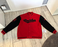 New Yorker Herren Collegejacke XL Rot/Schwarz...