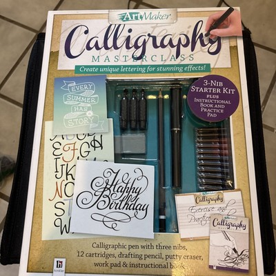 Hinkler | Calligraphy Masterclass Art Kit for Adults | Hinkler ArtMaker | Art fo