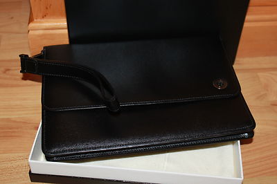 Montblanc 4810 Westside Clunch Bag /  Handgelenk Tasche schwarz Neu, Mont Blanc