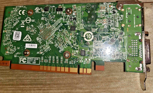 Dell AMD Radeon R5 430 2 GB GDDR5 C869 V337 Ver 4.0 DVI DP Low Profile 0F8PX - Picture 2 of 3