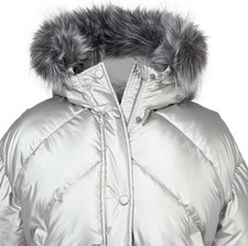 Nwt Noize Bomber In Silver. Size M. Free Shipping!