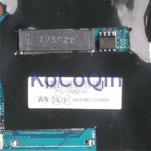 FOR Lenovo Thinkpad X1 Motherboard 01YR141 I5-7200U 8GB 16822-1 448.0A913.0011 - Picture 3 of 5