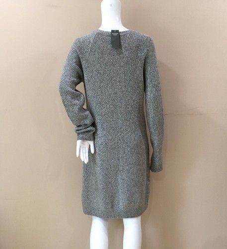 NWT ABERCROMBIE & FITCH Knit Sweater Dress Women’s Size M Gray - Picture 2 of 6