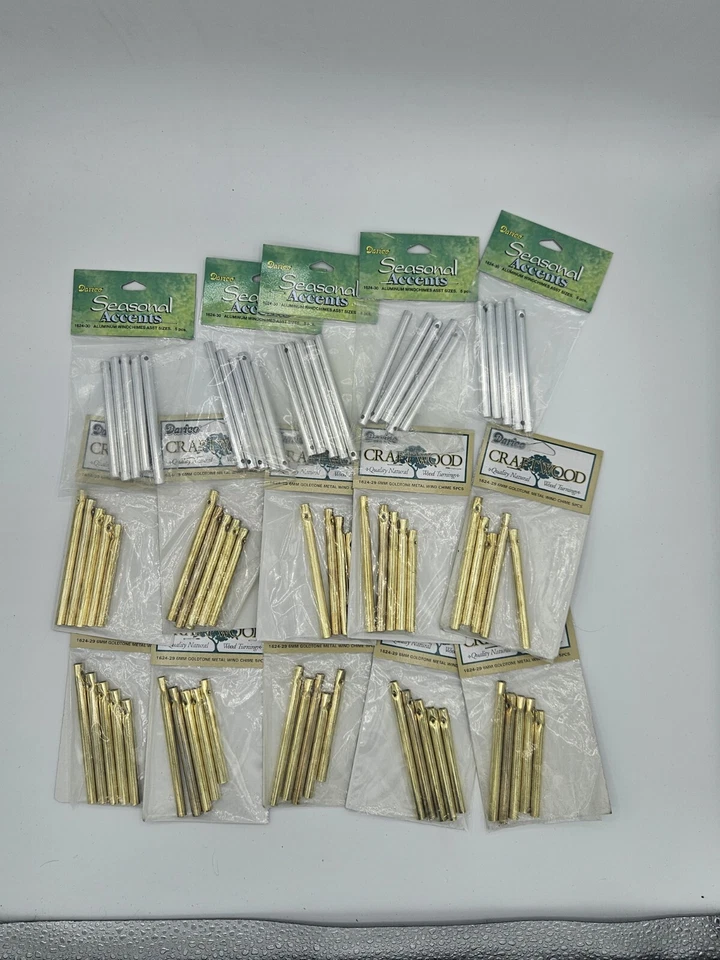 Carillones de viento Darice madera artesanal y detalles de temporada lote grande 15 paquetes en total Foto 2 de 4