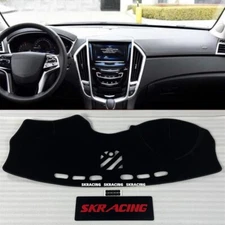 Black Anti-slip Dashboard Mat Dash Cover Sun Visor Pad Fits 2010-15 Cadillac SRX