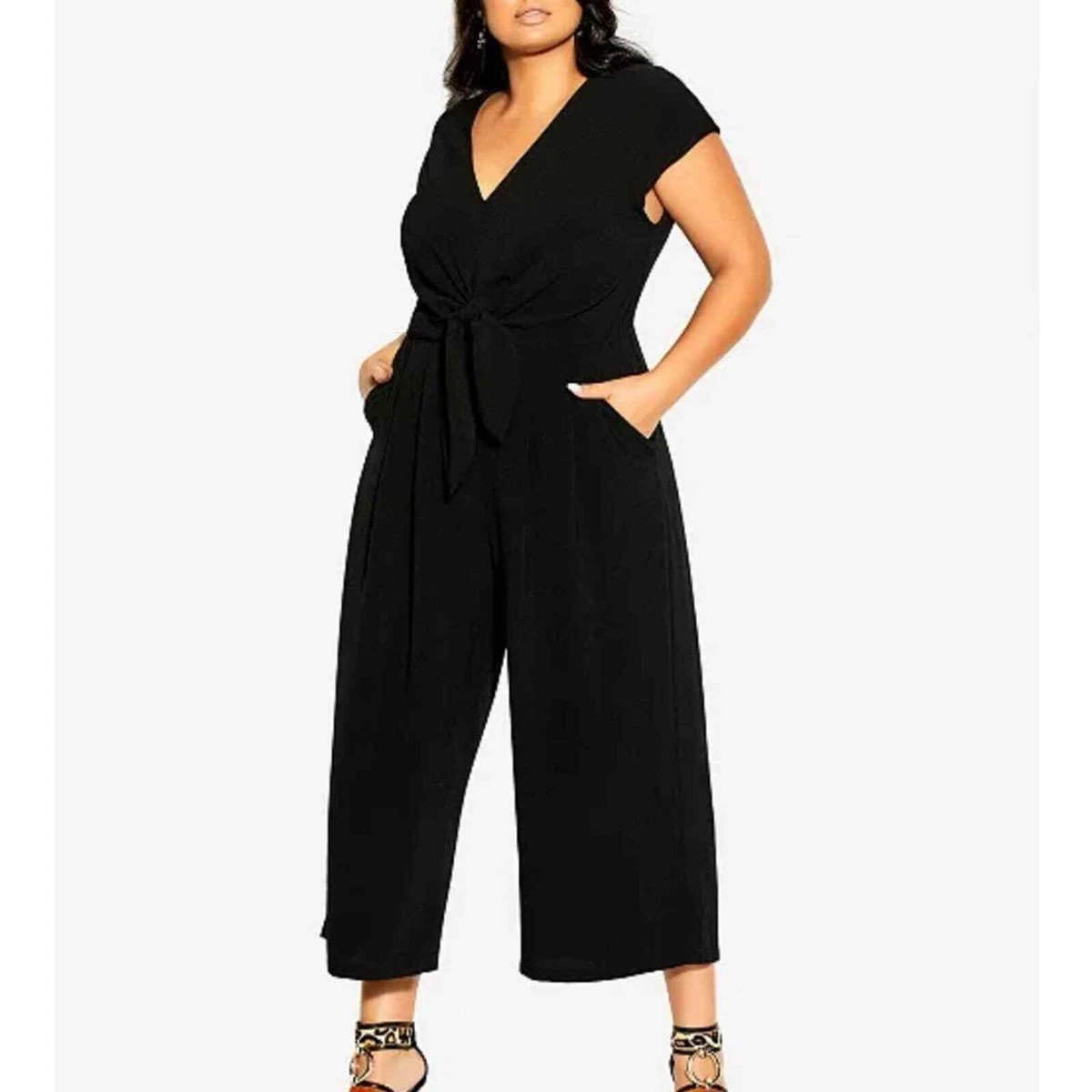 City chic cheap black jumpsuit