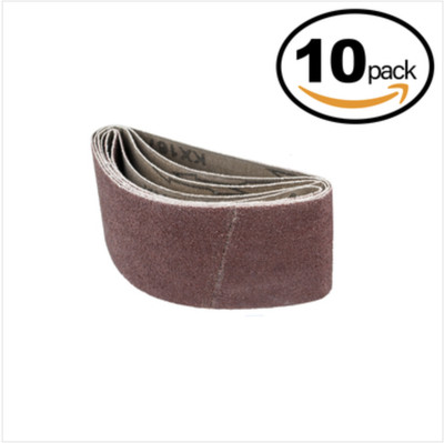 POWERTEC 401415 2-1//2-Inch x 14-Inch 150 Grit Aluminum Oxide Sanding Belt 10-Pack