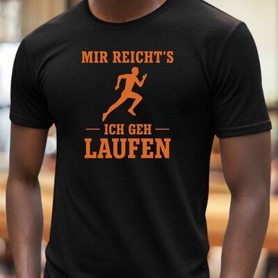 Herren T-Shirt Laufen Läufer Joggen Marathon Motiv Baumwolle Größe XS bis 5XL