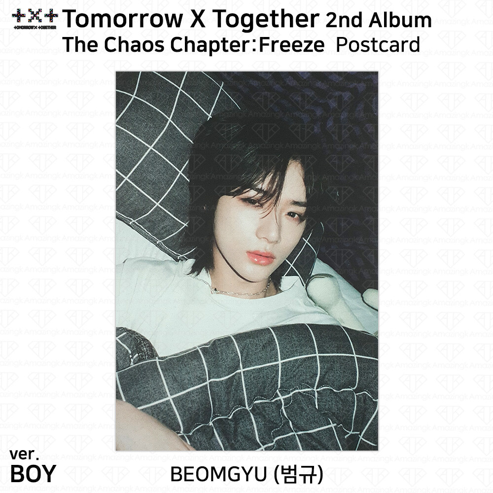 TXT サノク freeze ポストカード 韓国音楽 TOMORROW X TOGETHER (TXT) - 2集 「混沌の章 : FREEZE