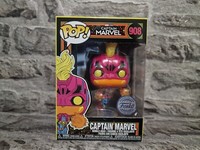 Funko Pop Captain Marvel 908 Blacklight Target Exclusive Marvel Pop! Figur ☆