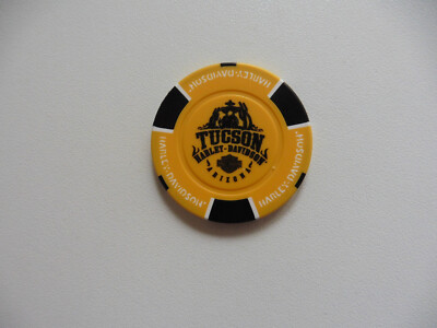 US HARLEY DAVIDSON TUCSON ARIZONA POKER CHIP MOTORRAD MOTORCYCLE COLLECTER USA I