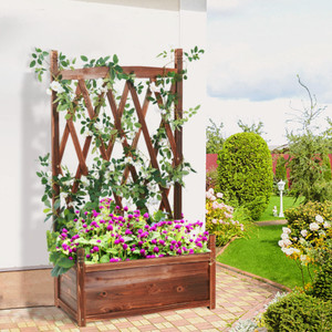 braune blumenkästen RECTO 60 Rusty – Blumenkasten Outdoor 60x40x40 cm Naturschiefer Braun –  CLIMAQUA main image 0