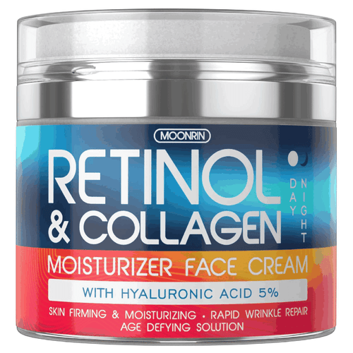 Retinol Creme für Gesicht Kollagen und Retinol Feuchtigkeitscreme mit Hyaluronsäure - Bild 1 von 9