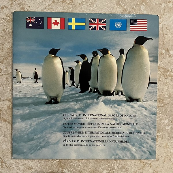 CARPETA DE 6 ADMINISTRADORES POSTALES IMÁGENES INTERNACIONALES DEL MUNDO DE LA NATURALEZA, NO INCLUYE SELLOS