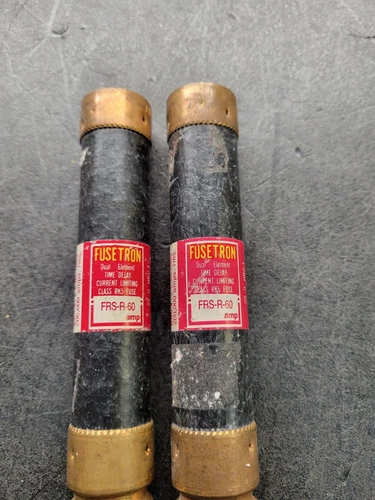 Fusetron FRS-R-60 Fuse.   Lot of 2.