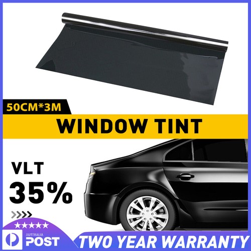 Black Window Tint Film 35% VLT Car Home 300cm X 5cm Tinting Tools Block UV DIY - Picture 12 of 14